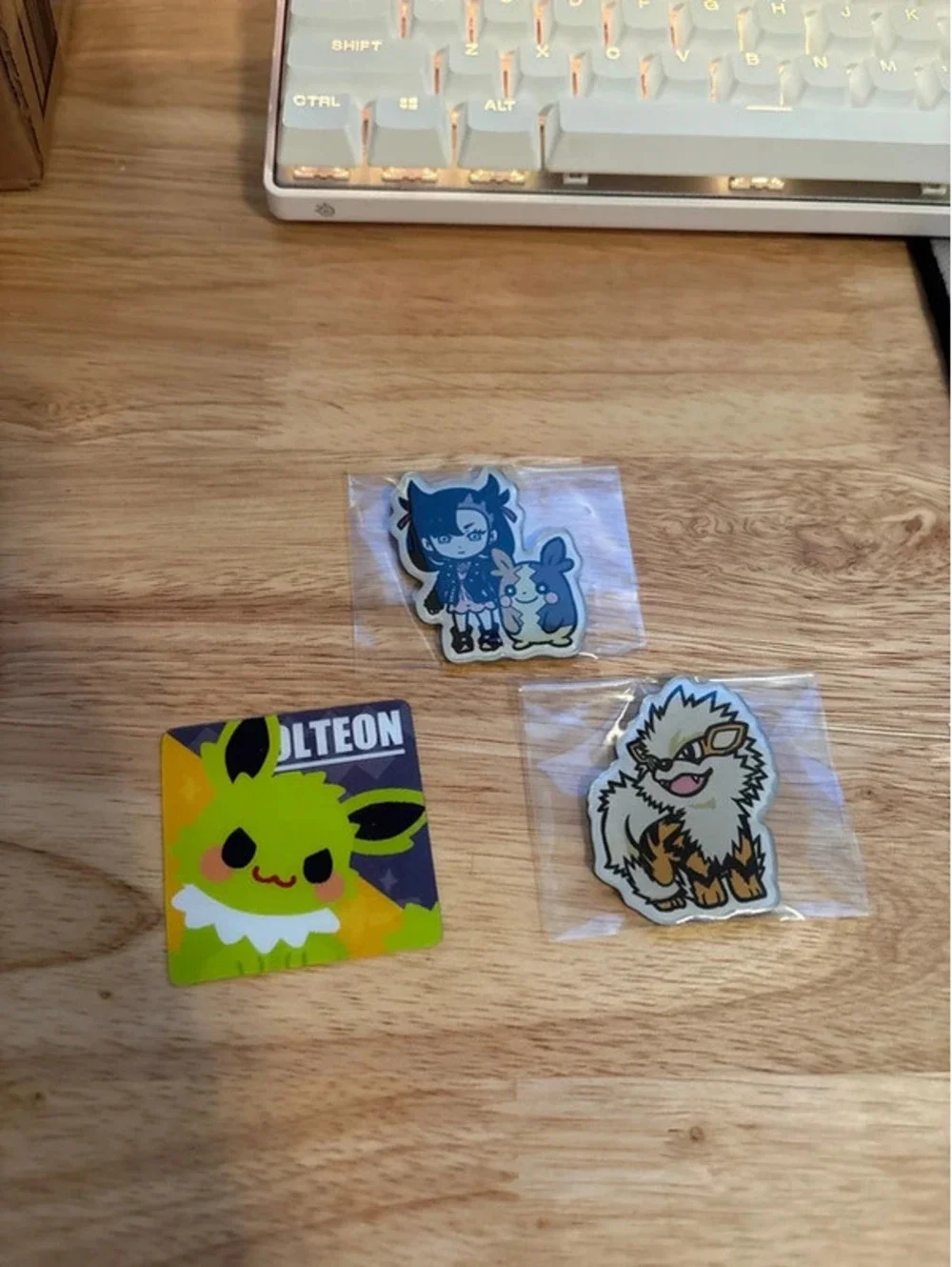 Pokemon Magnets + Lenticular Jolteon Arcanine